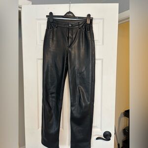 Pleather pants